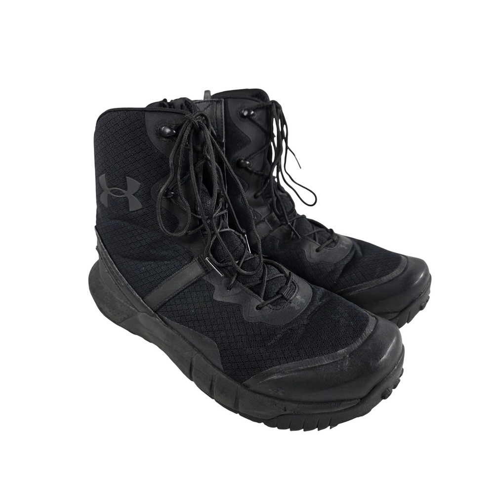 Under Armour Micro G Valsetz Side Zip Tactical Boots Black 3023748-001 Mens 11.5